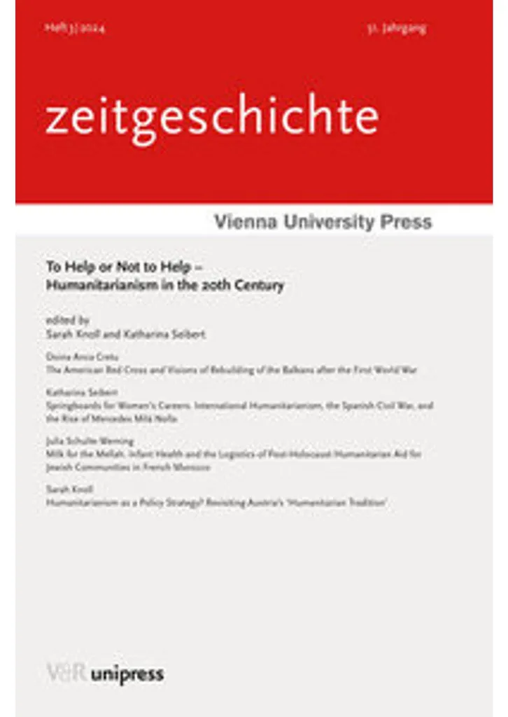 Livre To Help or Not to Help : l'humanitaire au 20ème siècle en Europe