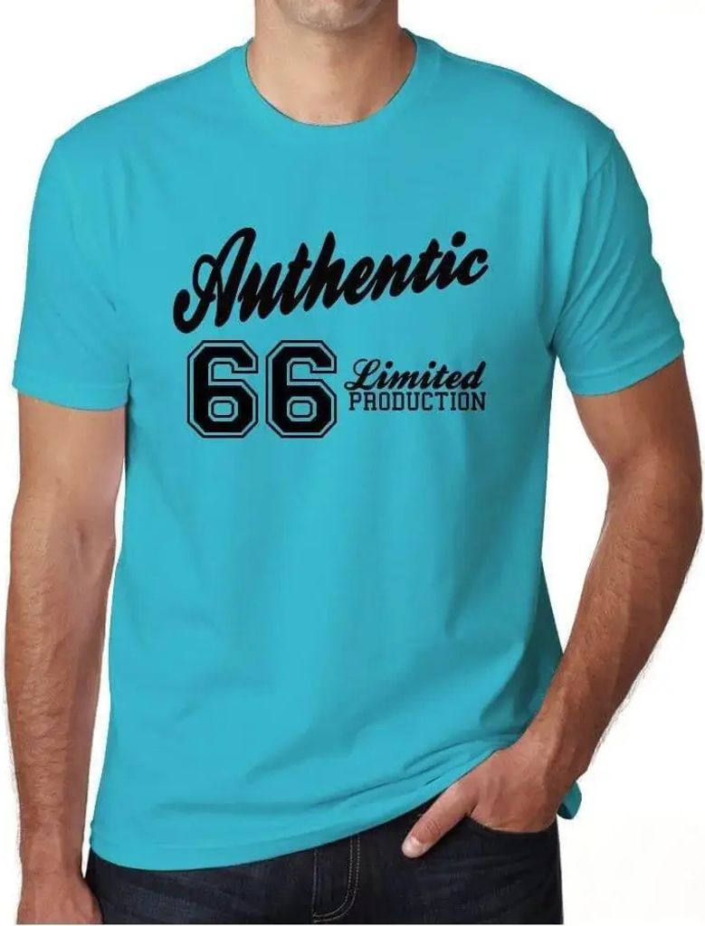 Herren Grafik T-Shirt Authentische Kleinserie 66 – Authentic Limited Production 66 – Geschenk 66. Geburtstag Jahrestag 66 Jahre Jubiläum 66 J...