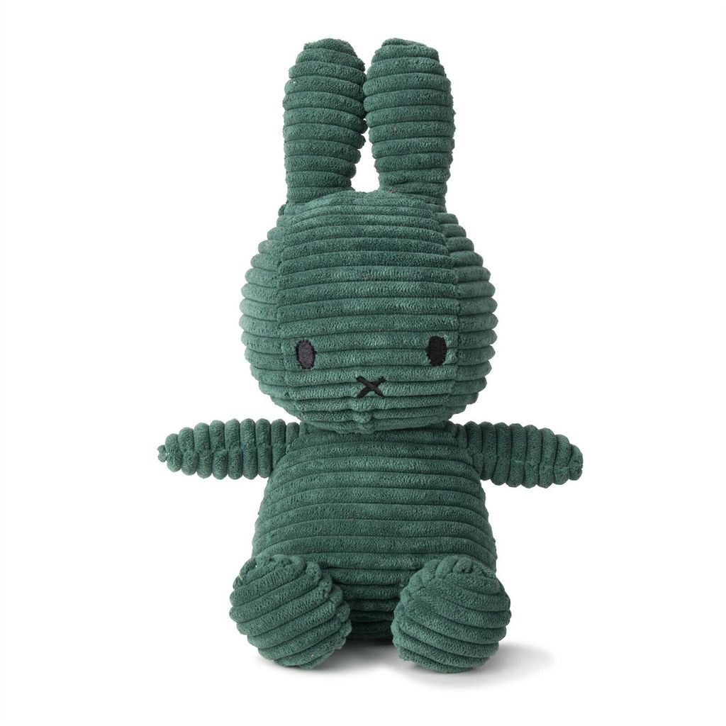 Miffy manšestr tmavě zelený - 23 cm Obrázek produktu 