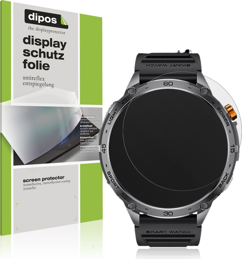 6x Schutzfolie für LIGE TX2-A 1.75 Zoll matt Produktbild 