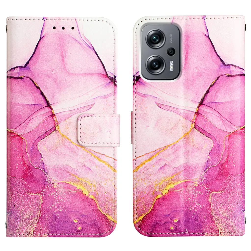Custodia Poco X4 GT 5G Marmo Rosa: Cover Libro per Mamme Smart - 2