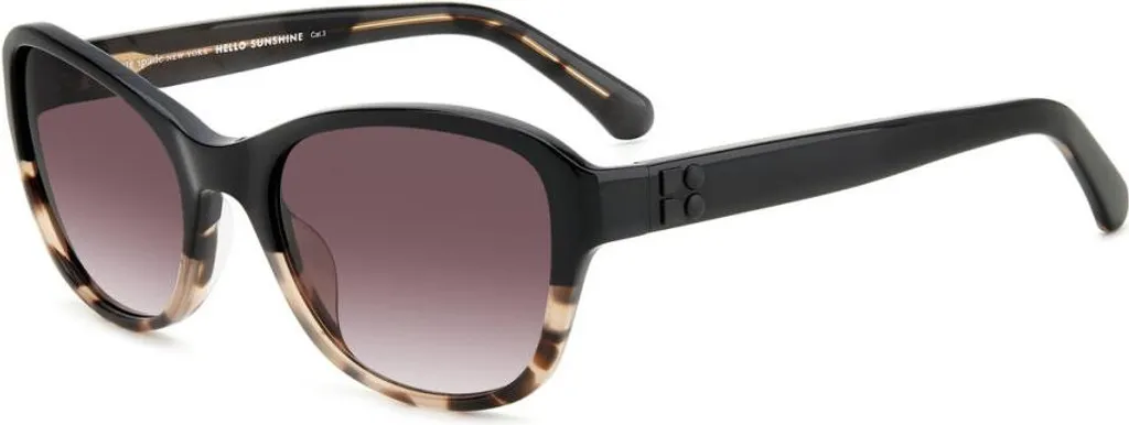 Kate Spade Golda/G/S W4A Lunettes de Soleil Femme Noir et Havana 56mm