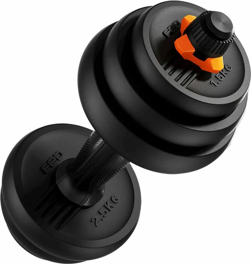 Haltères Xiaomi ORMANC30V2P - Kit de Musculation Modulable en Acier Noir