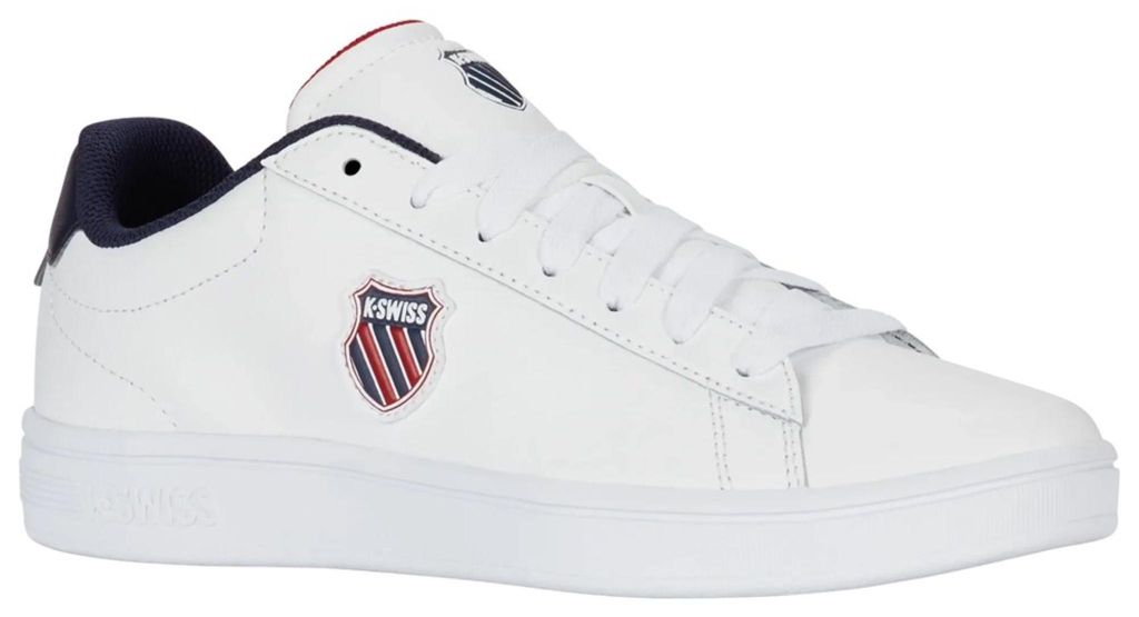 K-Swiss COURT SHIELD II Herren Weiß Turnschuhe Sportschuhe Produktbild 