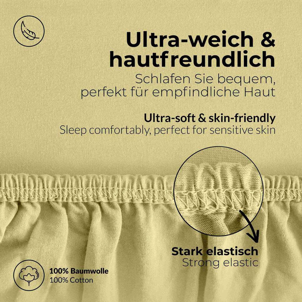 Jersey prestieradlo 80x160 - 80x180 cm, 100% bavlnené Obrázok produktu 