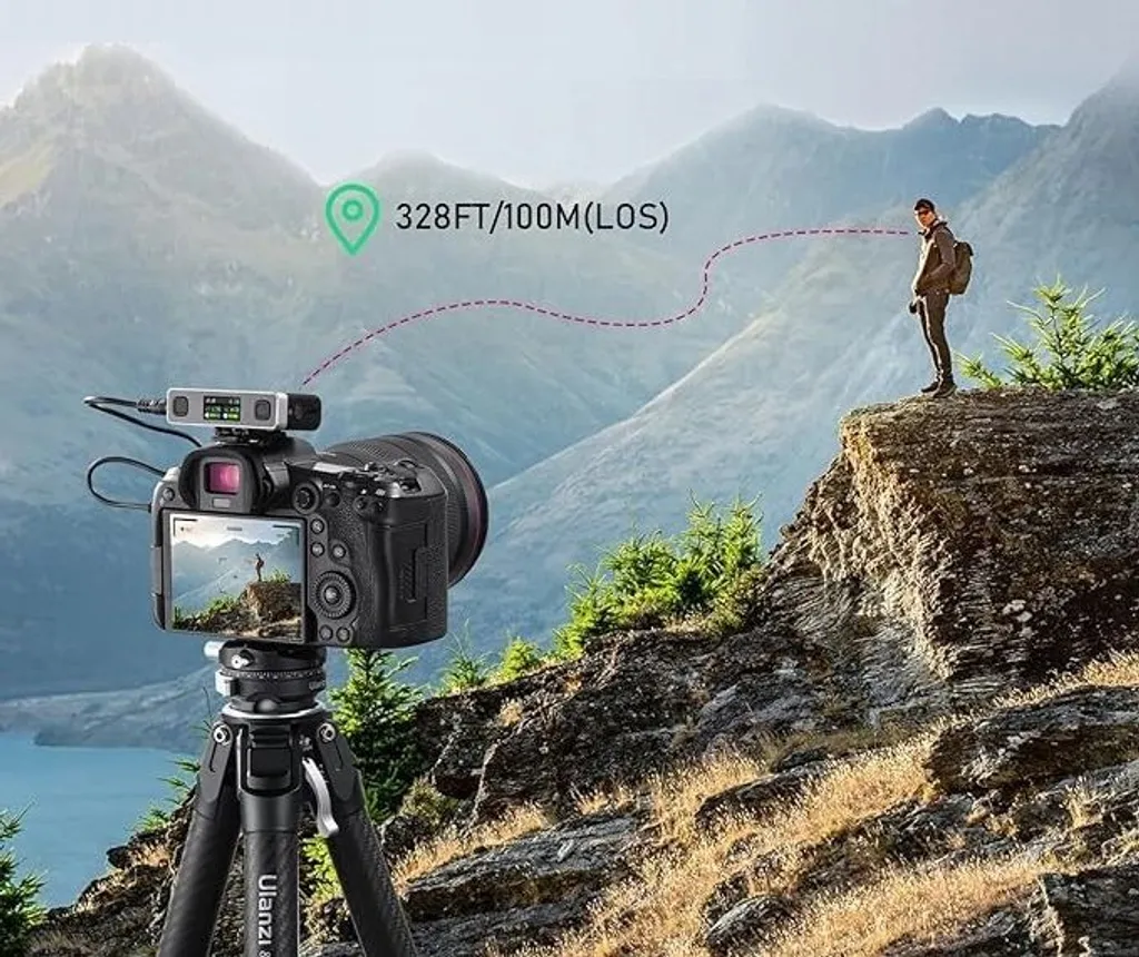 Microphone Cravate sans Fil Double Canal pour Smartphone et Caméra - 4