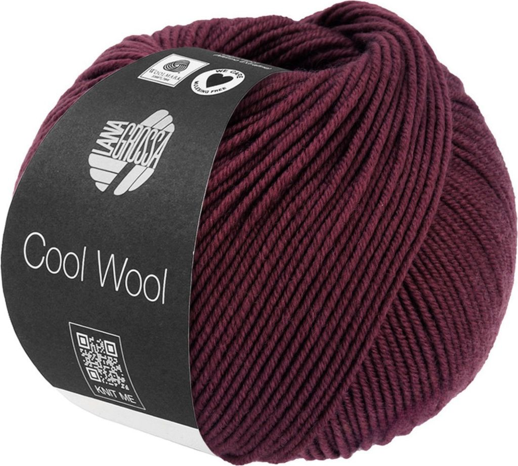 Lana Grossa - Cool Wool 2118 burgund Produktbild 