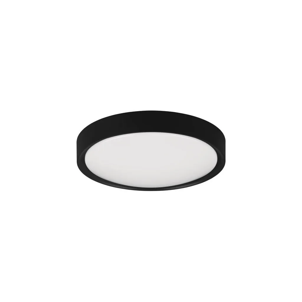 Plafoniera LED Trio Clarimo Nera 33cm - Design Moderno Minimal IP44