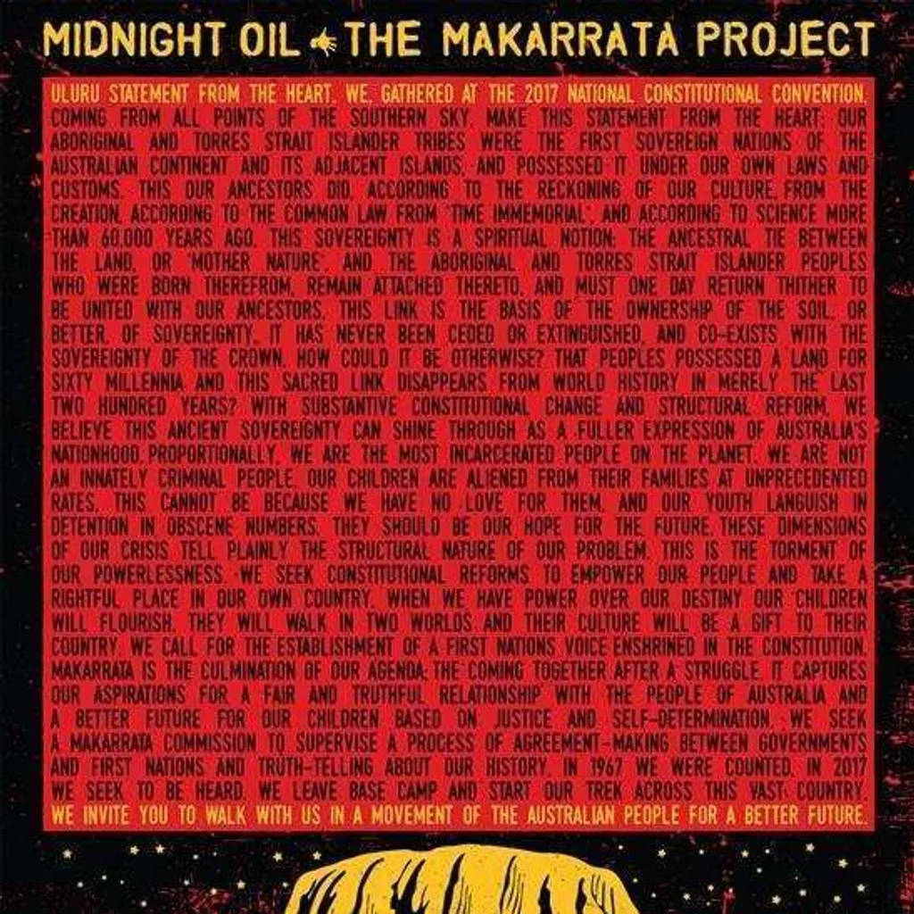 Midnight Oil CD Makarrata Project : Son Haute Fidélité et Rock Pur