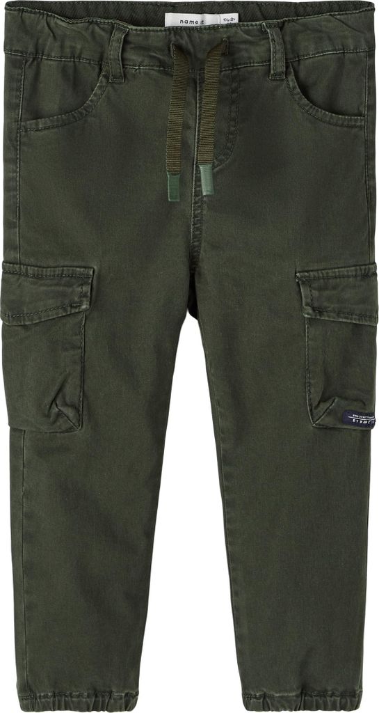 NAME IT Jungen Cargo Jeans Hose Twill Jogger Pants mit Gummizug NMMBEN Größe: