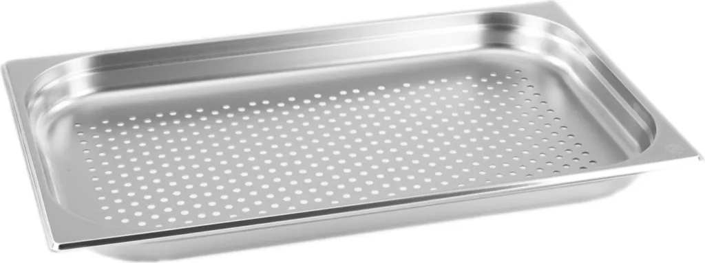Bacinella Gastronorm 1/1 40mm Inox Forata GVK ECO | Uso Industriale