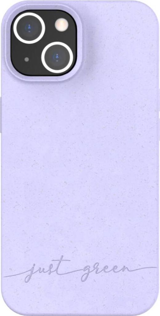 JUST GREEN, Schutzhülle für iPhone 14 Natura Recycelbar, Lavendel