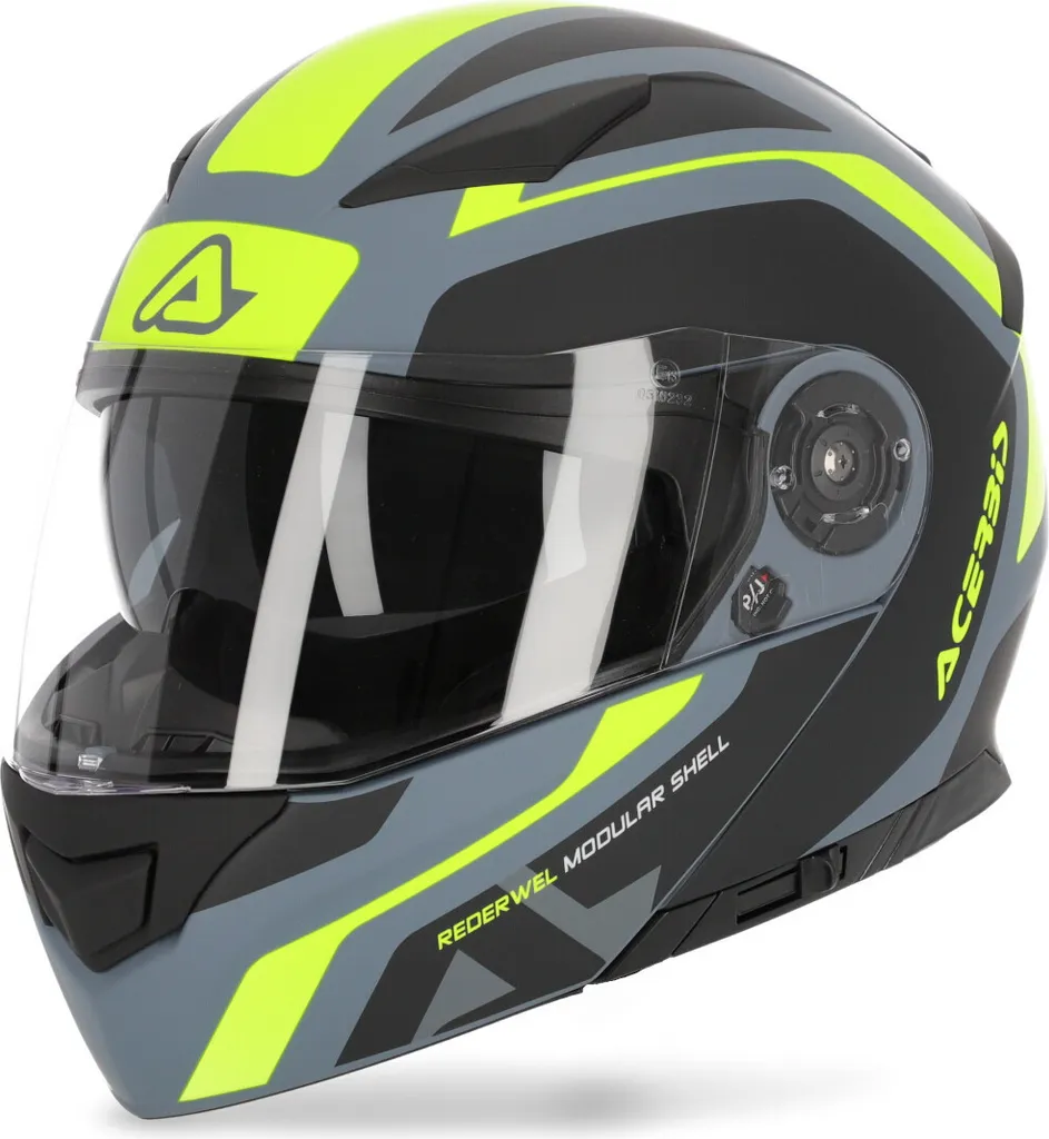 Casque Modulable Acerbis Rederwel P/J Graphics Taille XS 53/54 Coloris Gris
