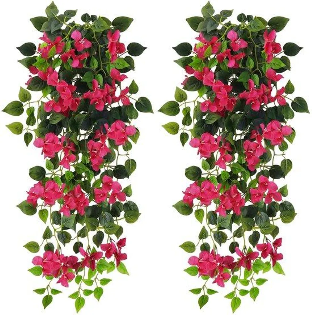 Fleurs artificielles suspendues : fini les plantes qui fanent au soleil