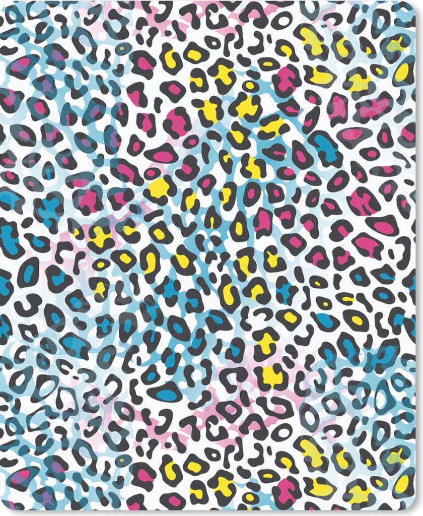 MuchoWow Mauspad Mousepad Panther - Regenbogen - Muster 19x23 cm - Mousepads - Maus Mat - Pad - Mausunterlage - Mauspads - Spielen