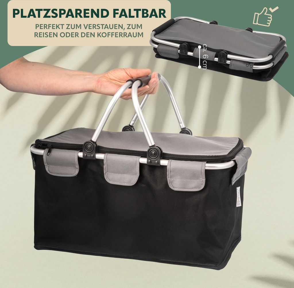bremermann Einkaufskorb, faltbar, mit Aluminiumrahmen und Produktbild 13
