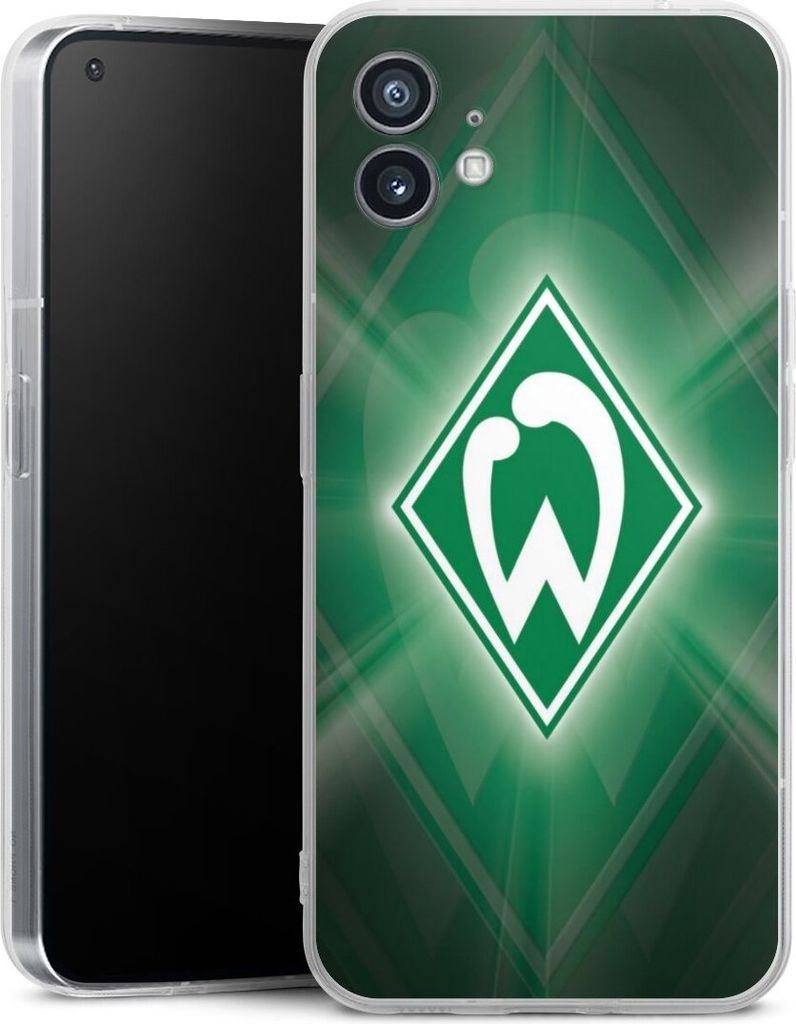 DeinDesign Handyhülle für Nothing Phone 1 Silikon Hülle Case Smartphone Schutzhülle Offizielles Lizenzprodukt SV Werder Bremen Wappen