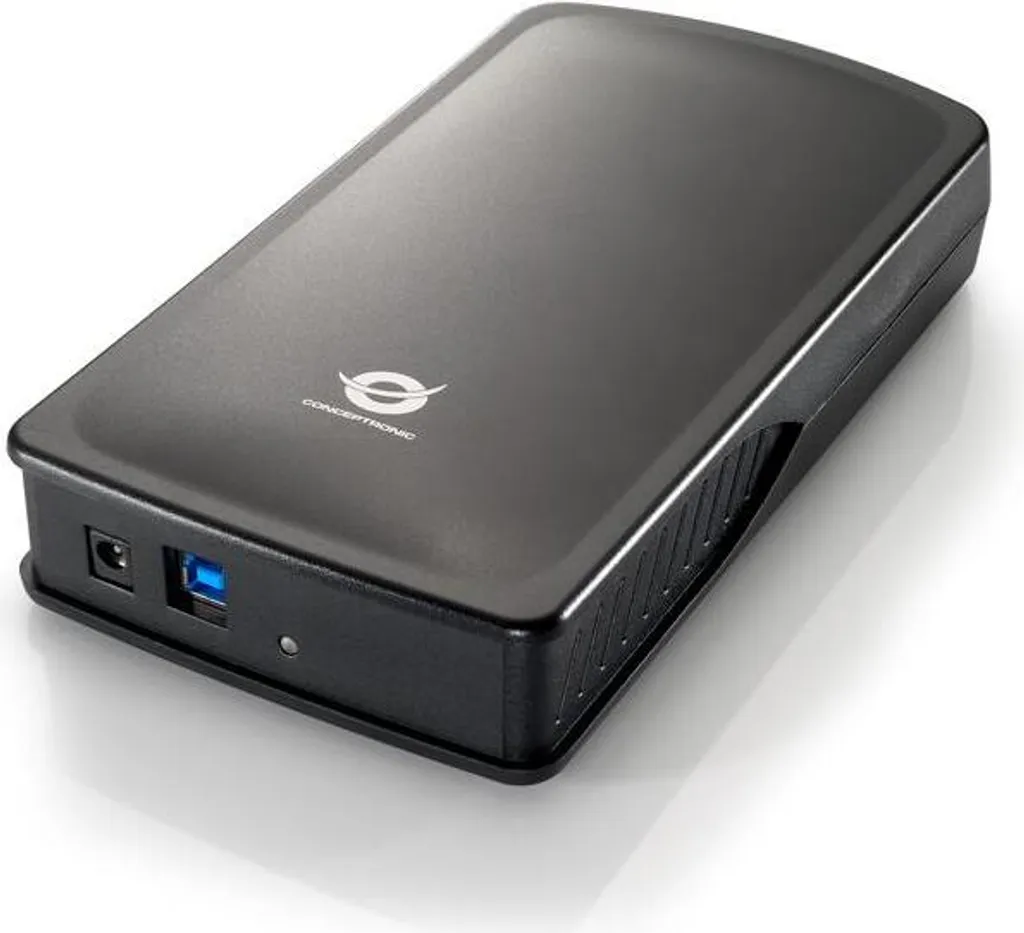 Boîtier Externe pour Disque Dur 3.5 Pouces USB 3.0 High Speed en Noir Mat
