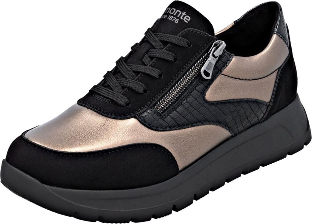 Remonte Sportliche Schnürschuhe Damen 32303936393234 Schwarz 37 EU