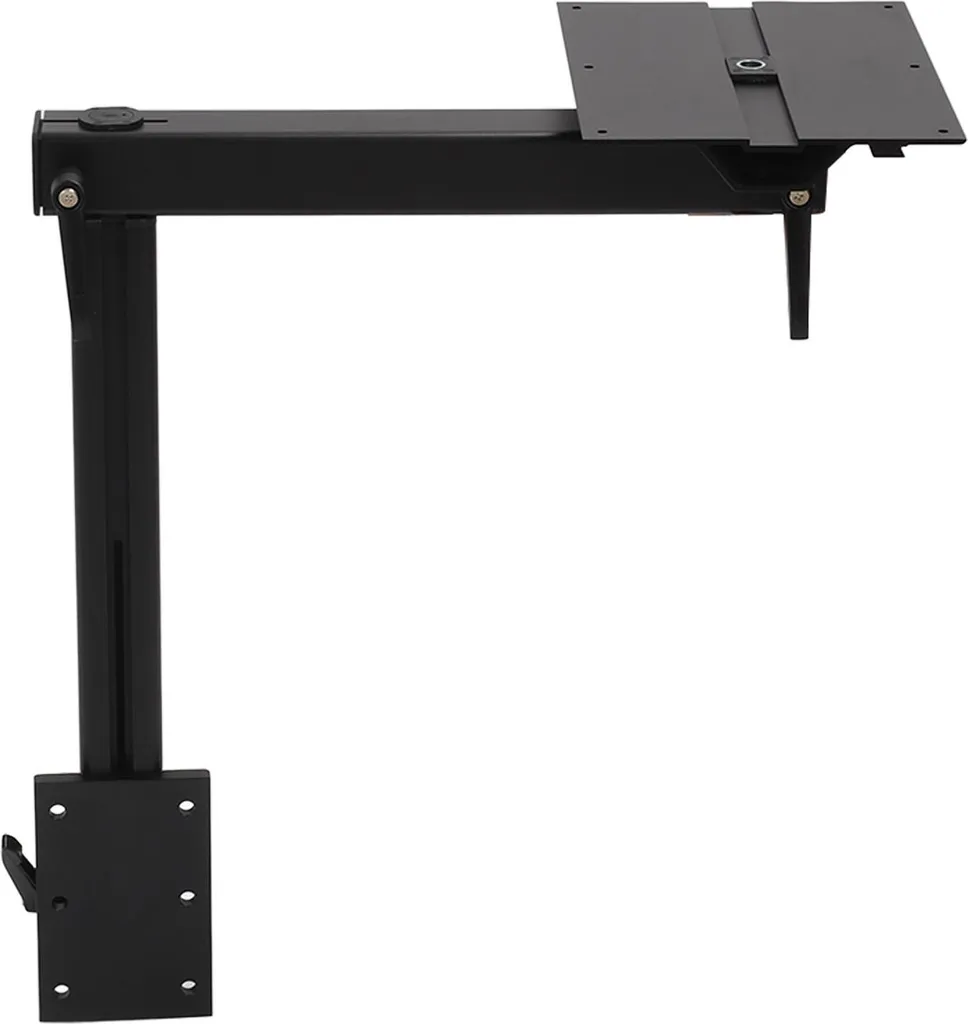 Support de table pivotant réglable en hauteur noir pour yacht et RV - 3