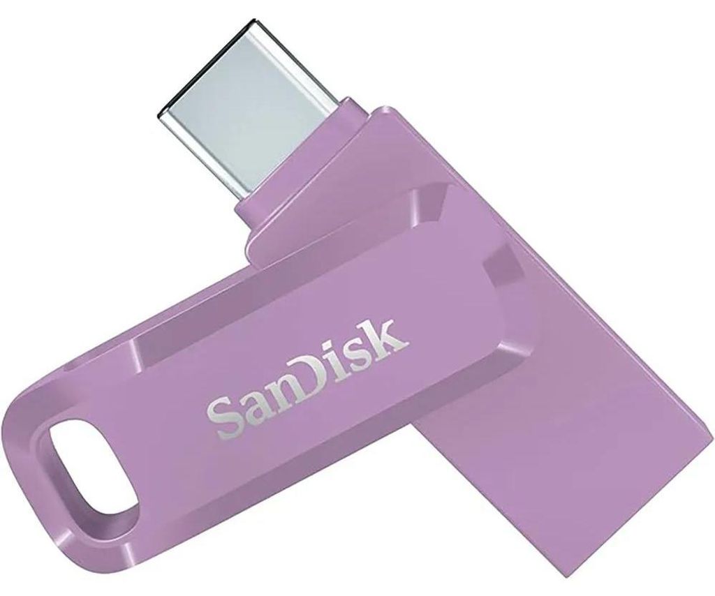 SanDisk Ultra Dual Drive Go - USB-flashgeheugen - 128 GB - Productafbeelding 