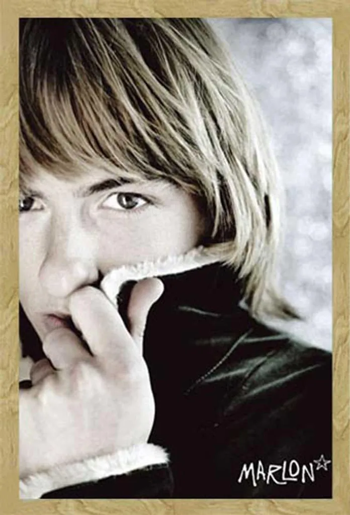 Marlon Poster Tout ce que tu veux avec Cadre Shinsuke Maxi MDF Hêtre