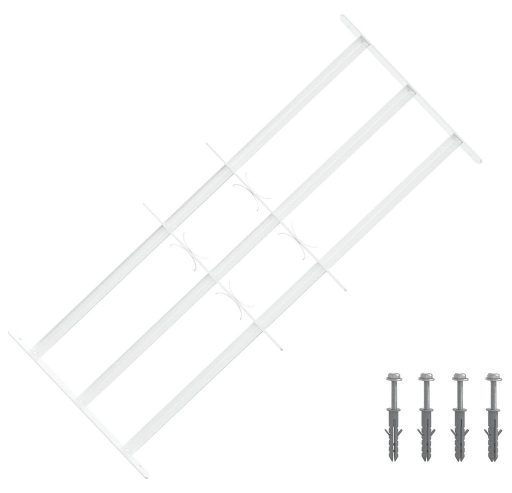 Sicherheitsgitter für Fenster mit 3 Querstangen 3 pcs 63-114 cm