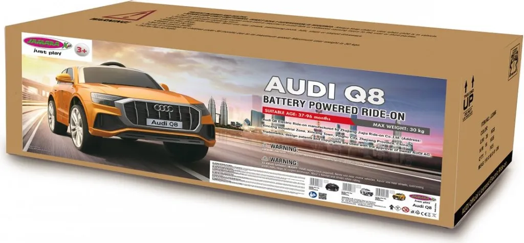 Audi Q8 Jaune 12V pour Enfant : Voiture Électrique avec Télécommande RC