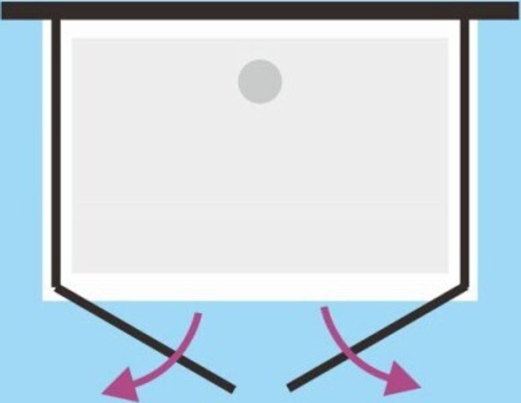 Duschkabine U-Form EX412 mit Drehtüren - 8 mm - Nano Echtglas - 120 x 80 x 195 cm - Handtuchhalter