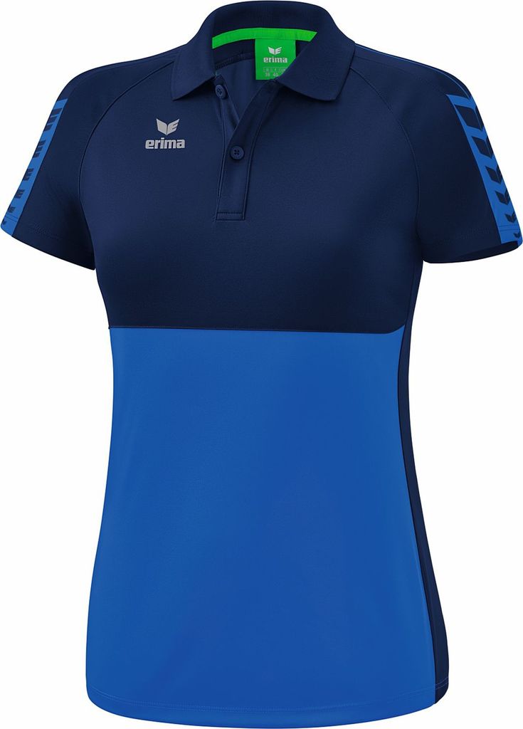 Erima Six Wings Poloshirt Blau