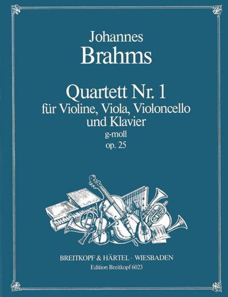 Klavierquartett Nr.1 g-Moll op.25, Klavier, Violine, Viola, Violoncello