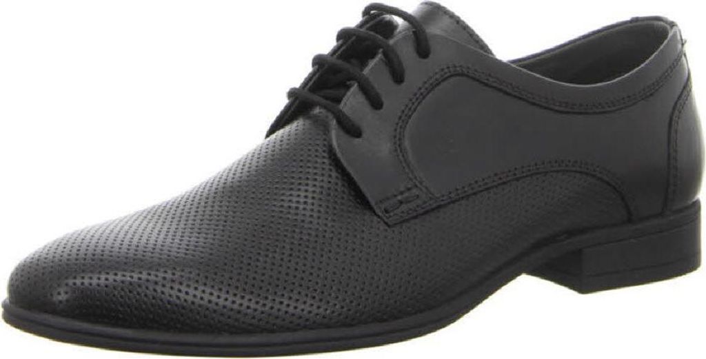 Longo Halbschuhe Herren Sommerschuhe Schnürschuhe modisch Freizeit schwarz NEU 42