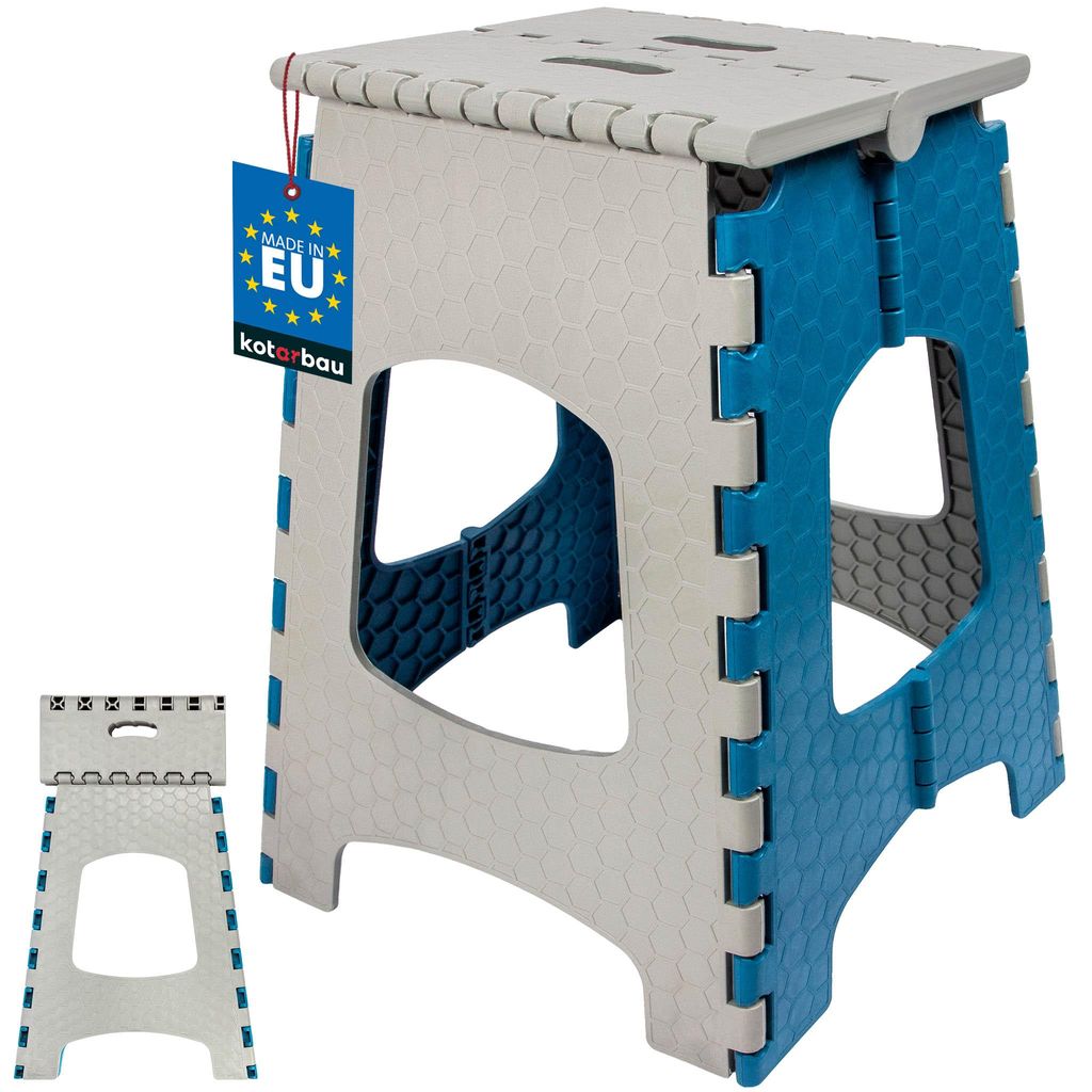 KOTARBAU® Tritthocker klappbar 44 cm Klappstuhl Sitzhocker Produktbild 
