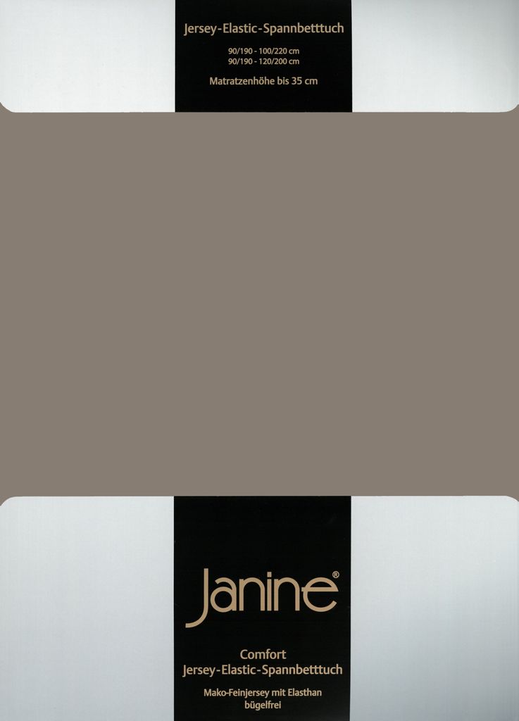 Janine Jersey Elastic Spannbetttuch 140x200 cm - 160x220 cm Produktbild 