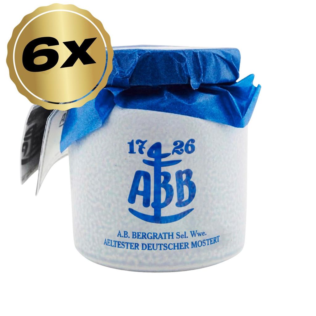 Ältester Deutscher Mostert Gruß aus Düsseldorf - 6x 250ml Produktbild 