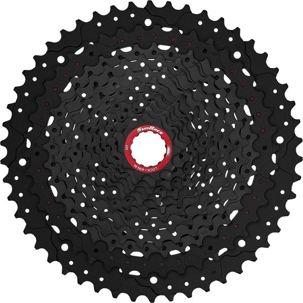 SunRace CSMZ800 12-fach Kassette 11-51 Zähne Schwarz - MTB Produktbild 