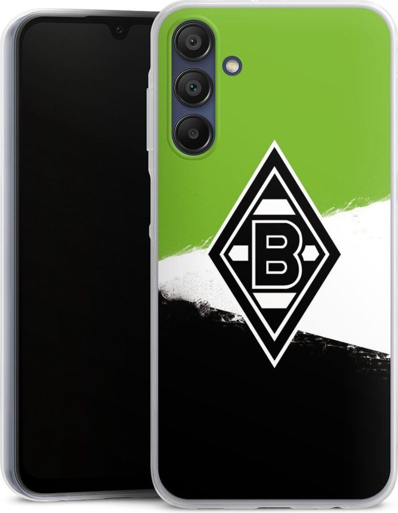 DeinDesign Slim Hülle für Samsung Galaxy A15 Silikon Case Ultra Dünn Handyhülle Borussia Mönchengladbach Offizielles Lizenzprodukt BMG