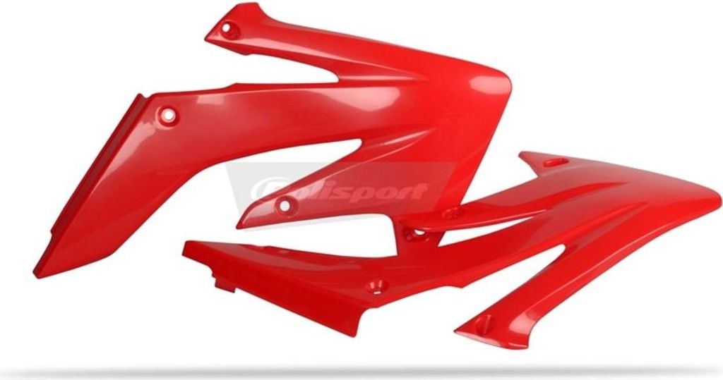 POLISPORT Kühlerspoiler seitlich CRF250R 04-09 Rot