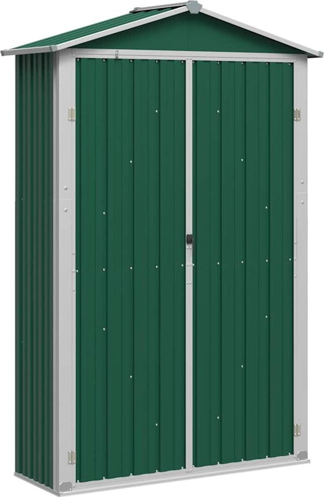 vidaXL Záhradný prístrešok zelený 116x45x175 cm Pozinkovaná Obrázok produktu 