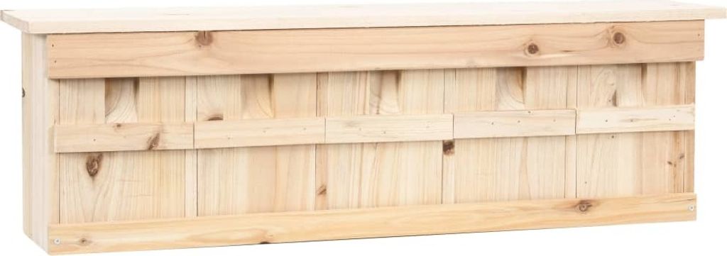 Spatzenhaus 5-fach 68x15x21 cm Tannenholz