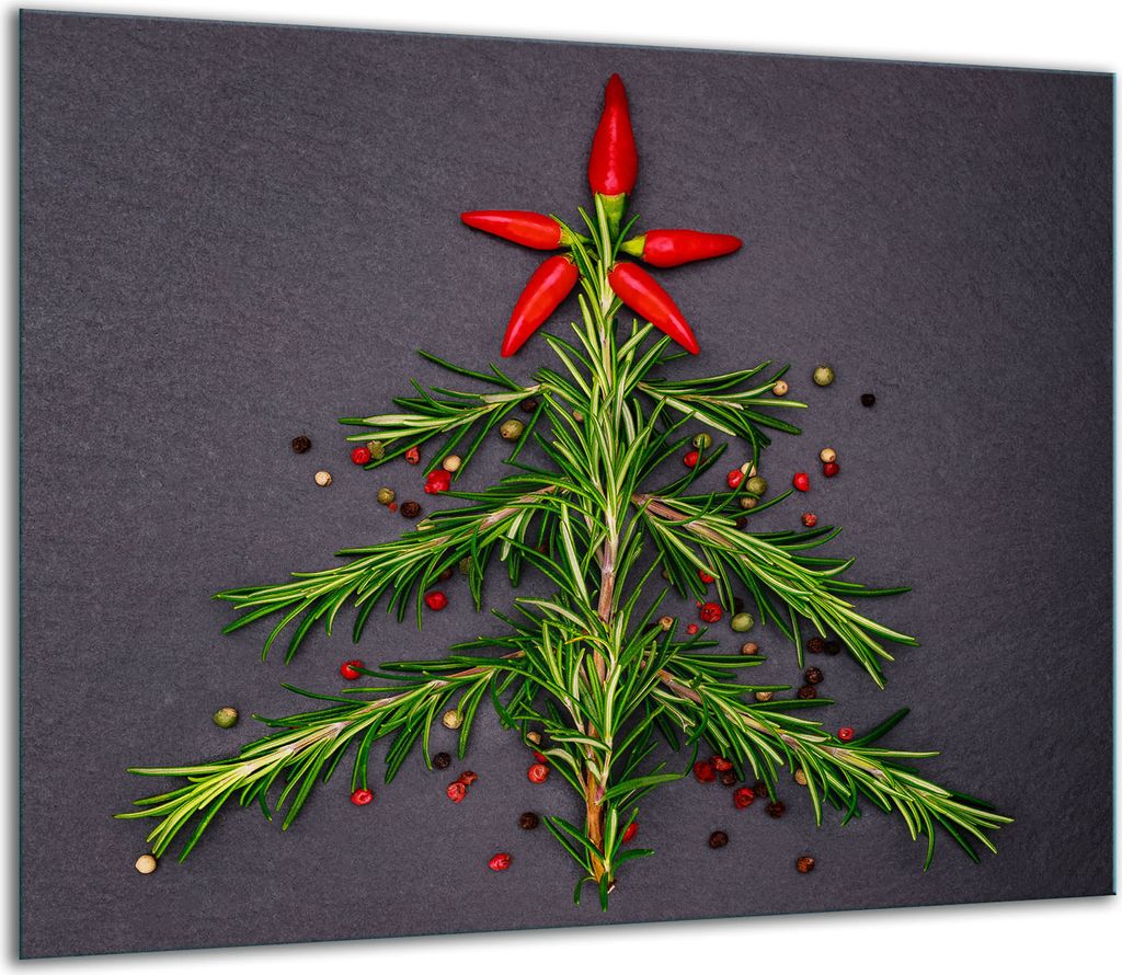 Herdabdeckplatten Glaskeramikkochfeld-Abdeckung Spritzschutz Glas 60x52cm Gewürze