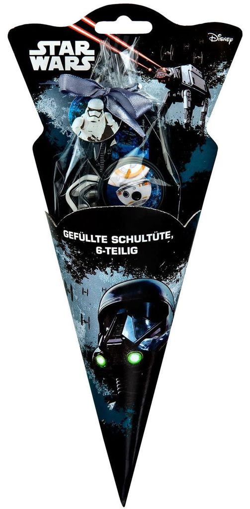 Star Wars - gefüllte Schultüte (6-teilig) Schule Lineal Produktbild 
