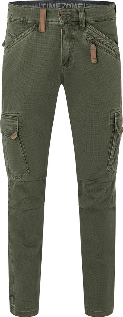 Timezone Cargohose Regular Fit Taschen Baumwolle Reißverschluss Größe: 31W / 36L