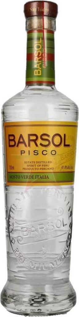 Barsol Pisco MOSTO VERDE ITALIA 41,8 % 0,70 lt.