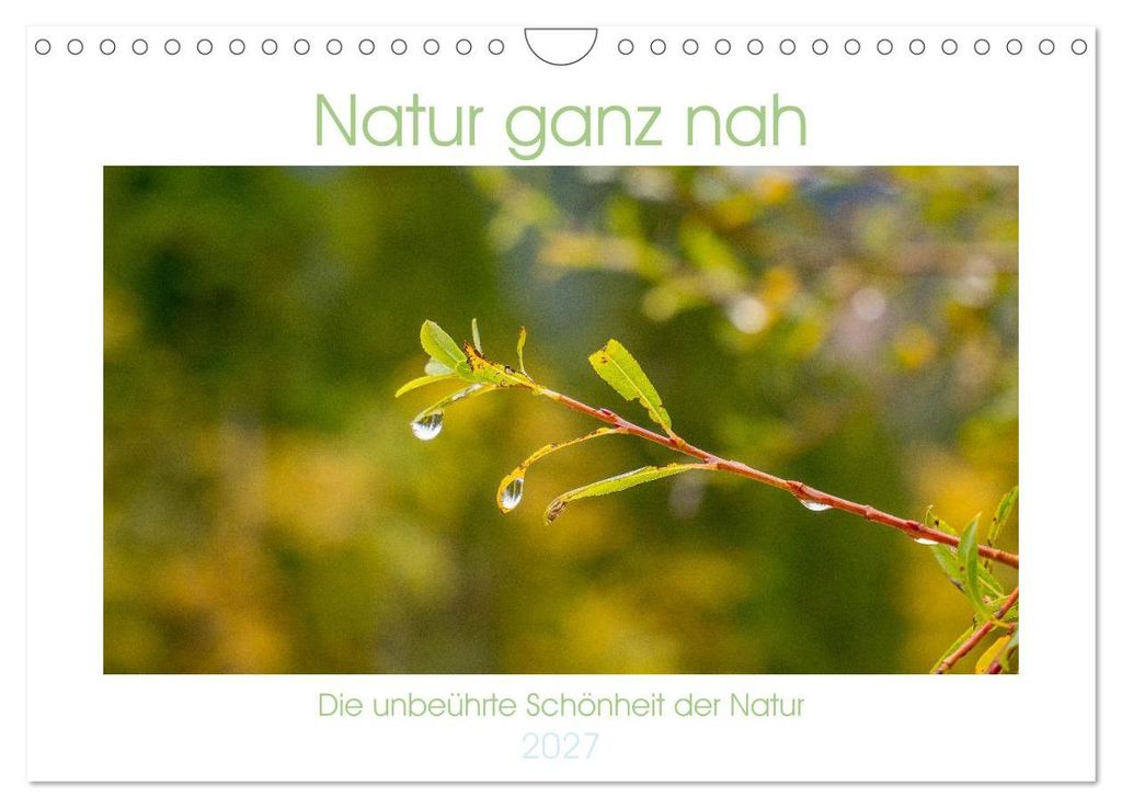 Natur hautnah Kalender (Wandkalender 2027 DIN A4 quer), CALVENDO Monatskalender