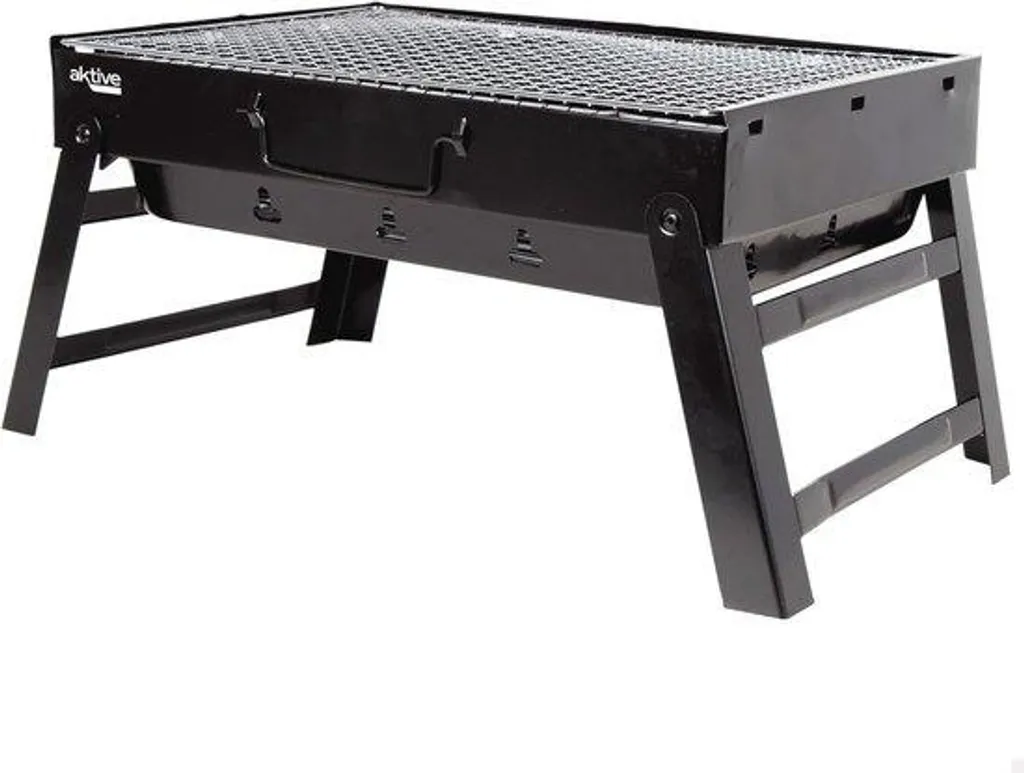 Grille métallique pliable gain de place pour cuisson nomade et jardin