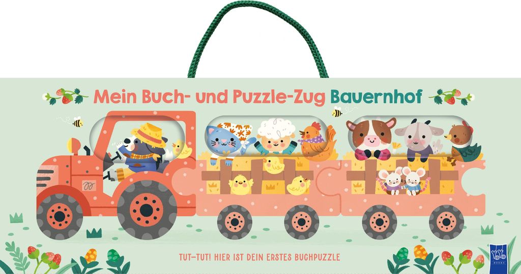 Mein Buch- und Puzzle-Zug: Bauernhof
