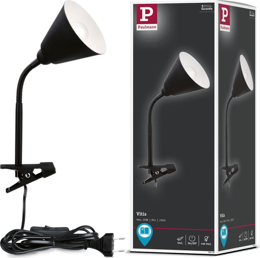 Paulmann Lampe à pince Vitis Image du produit 