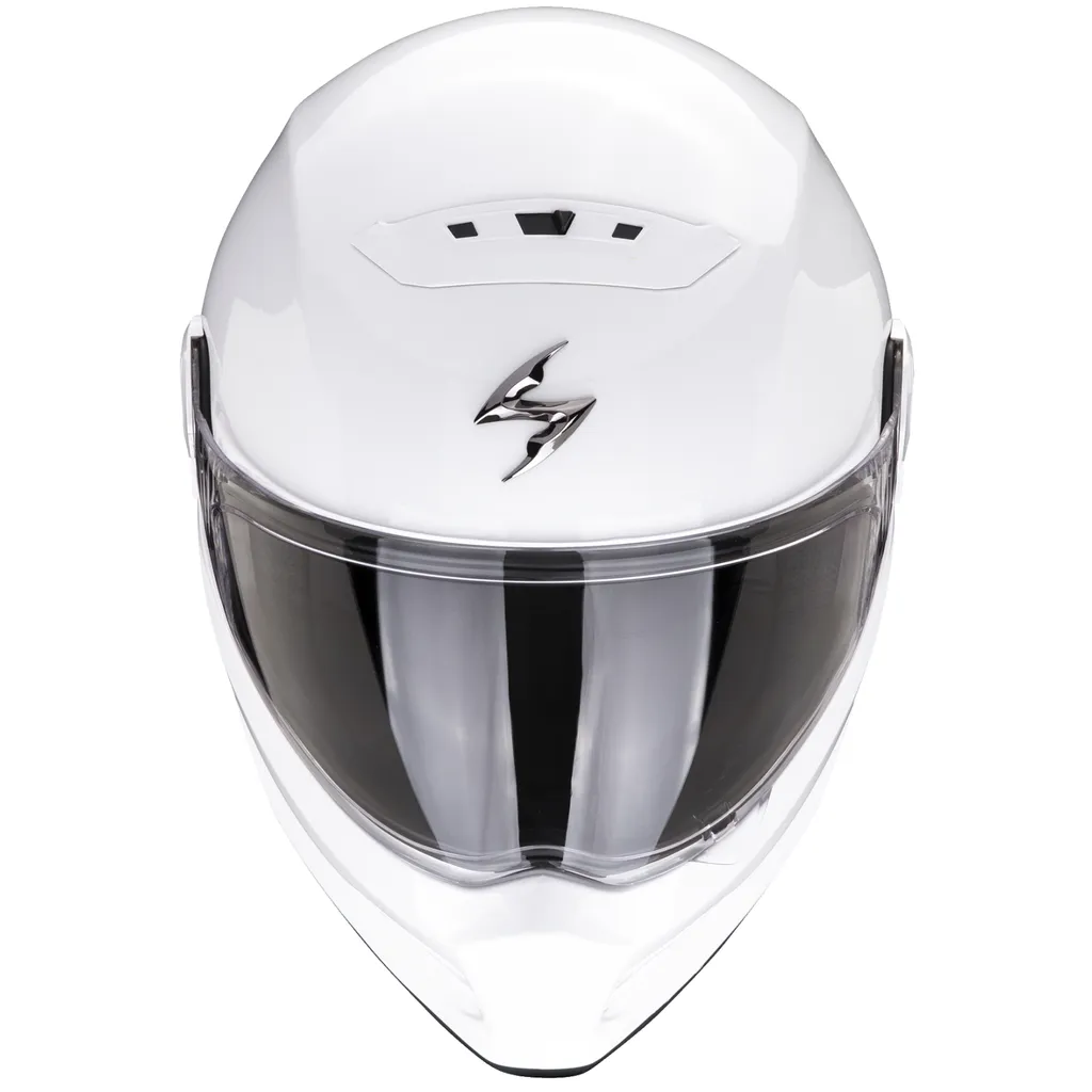 Casque Scorpion Covert FX Solid Gloss White Blanc en Taille L Intégral - 2