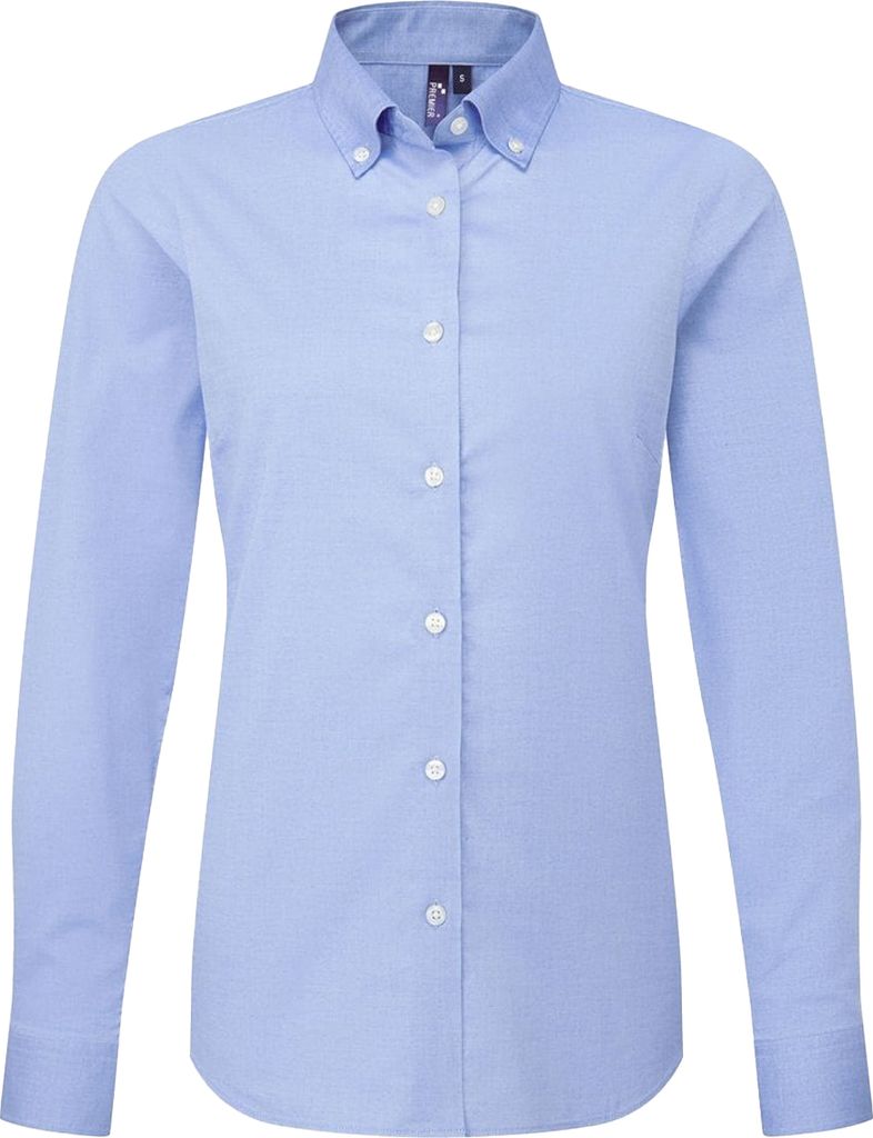 Premier - "Supreme" Hemd für Damen Langärmlig RW10700 (XXS) (Dunkelblau)